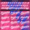 Custom Pink White-Royal 3D Pattern Design Authentic Baseball Jersey