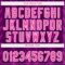 Custom Purple Pink-White 3D Pattern Design Authentic Baseball Jersey