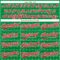 Custom Kelly Green Red-White 3D Pattern Design Authentic Baseball Jersey