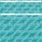 Custom Aqua Teal-White 3D Pattern Design Authentic Baseball Jersey