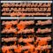 Custom Black Orange-White Splatter Authentic Baseball Jersey
