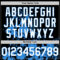 Custom Black White-Powder Blue Splatter Authentic Baseball Jersey