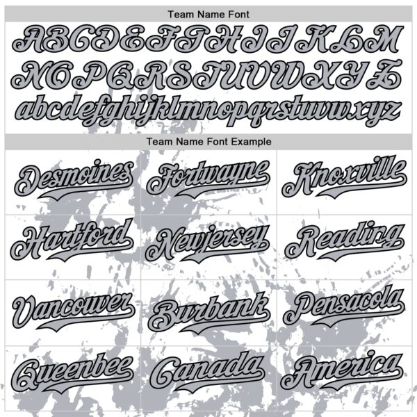 Custom White Gray-Black Splatter Authentic Baseball Jersey
