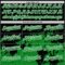Custom Black Grass Green-White Abstract Splatter Grunge Authentic Baseball Jersey