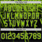 Custom Black Neon Green-Purple Distressed Scratch Brush Stroke Authentic Baseball Jersey