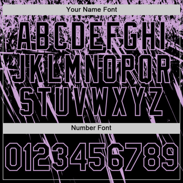 Custom Black Light Purple Distressed Scratch Brush Stroke Authentic Baseball Jersey