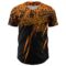 Custom Black Bay Orange Distressed Scratch Brush Stroke Authentic Baseball Jersey