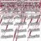 Custom White Crimson-Black Distressed Scratch Brush Stroke Authentic Baseball Jersey
