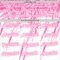 Custom White Pink Distressed Scratch Brush Stroke Authentic Baseball Jersey