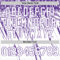 Custom White Purple Distressed Scratch Brush Stroke Authentic Baseball Jersey