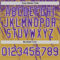 Custom Old Gold Purple-White Distressed Scratch Brush Stroke Authentic Baseball Jersey