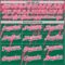 Custom Kelly Green Neon Pink-White Distressed Scratch Brush Stroke Authentic Baseball Jersey