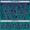 Custom Teal Navy-Gray Distressed Scratch Brush Stroke Authentic Baseball Jersey