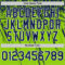 Custom Neon Green Navy-White Distressed Scratch Brush Stroke Authentic Baseball Jersey