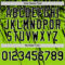 Custom Neon Green Black-White Distressed Scratch Brush Stroke Authentic Baseball Jersey