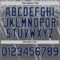 Custom Steel Gray Navy-Gray Distressed Scratch Brush Stroke Authentic Baseball Jersey