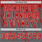 Custom Steel Gray Red-White Distressed Scratch Brush Stroke Authentic Baseball Jersey