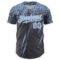 Custom Steel Gray Light Blue-White Distressed Scratch Brush Stroke Authentic Baseball Jersey