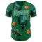 Custom Kelly Green White Alien UFO Space Authentic Baseball Jersey
