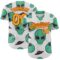 Custom White Gold-Red Alien UFO Space Authentic Baseball Jersey