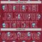 Custom Crimson White Cartoon Alien Galaxy Authentic Baseball Jersey