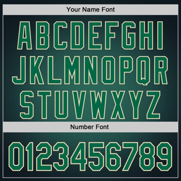 Custom Black Kelly Green-Cream Alien Spaceship Fleet UFO Galaxy Authentic Baseball Jersey