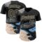 Custom Black Cream Alien Space Meteor UFO Galaxy Authentic Baseball Jersey