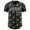 Custom Black White Cartoon Alien UFO Space Galaxy Authentic Baseball Jersey