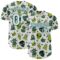 Custom White Midnight Green Cartoon Alien Authentic Baseball Jersey