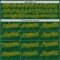 Custom Green Gold 3D Pattern Design Confetti Colorful Speckle Authentic Baseball Jersey