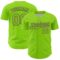 Custom Neon Green Purple 3D Pattern Design Confetti Colorful Speckle Authentic Baseball Jersey