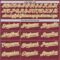Custom Burgundy Old Gold-White 3D Pattern Design Confetti Colorful Speckle Authentic Baseball Jersey