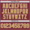 Custom Burgundy Old Gold-White 3D Pattern Design Confetti Colorful Speckle Authentic Baseball Jersey