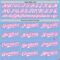 Custom Light Blue White-Pink 3D Pattern Design Confetti Colorful Speckle Authentic Baseball Jersey