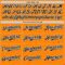 Custom Bay Orange Black-White 3D Pattern Design Confetti Colorful Speckle Authentic Baseball Jersey