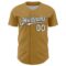 Custom Old Gold White-Black 3D Pattern Design Confetti Colorful Speckle Authentic Baseball Jersey