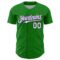 Custom Grass Green White-Purple 3D Pattern Design Confetti Colorful Speckle Authentic Baseball Jersey