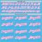 Custom Sky Blue White-Pink 3D Pattern Design Confetti Colorful Speckle Authentic Baseball Jersey