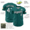 Custom Teal White-Black 3D Pattern Design Confetti Colorful Speckle Authentic Baseball Jersey