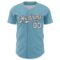 Custom Shadow Blue White-Black 3D Pattern Design Confetti Colorful Speckle Authentic Baseball Jersey