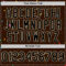 Custom Brown Black-Cream 3D Pattern Design Confetti Colorful Speckle Authentic Baseball Jersey