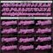 Custom Black Pink-Light Blue Curve Lines Authentic Baseball Jersey