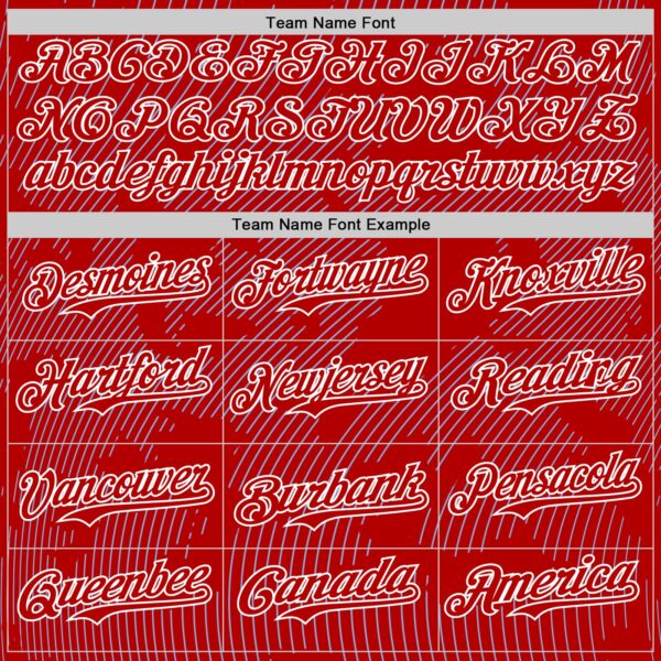 Custom Red Light Blue-White Curve Lines Authentic Baseball Jersey