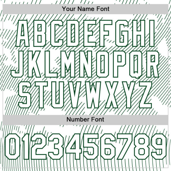 Custom White Green Curve Lines Authentic Baseball Jersey