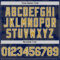 Custom Navy Old Gold-White Curve Lines Authentic Baseball Jersey