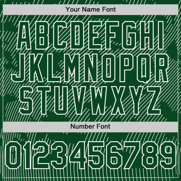 Custom Green White Curve Lines Authentic Baseball Jersey