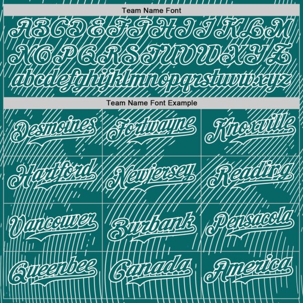 Custom Teal White Curve Lines Authentic Baseball Jersey