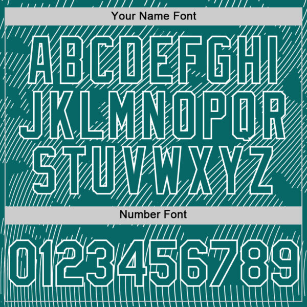 Custom Teal White Curve Lines Authentic Baseball Jersey