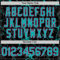 Custom Black Aqua-Pink 3D Pattern Design Abstract Network Authentic Baseball Jersey