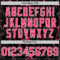 Custom Black Neon Pink-White 3D Pattern Design Abstract Network Authentic Baseball Jersey